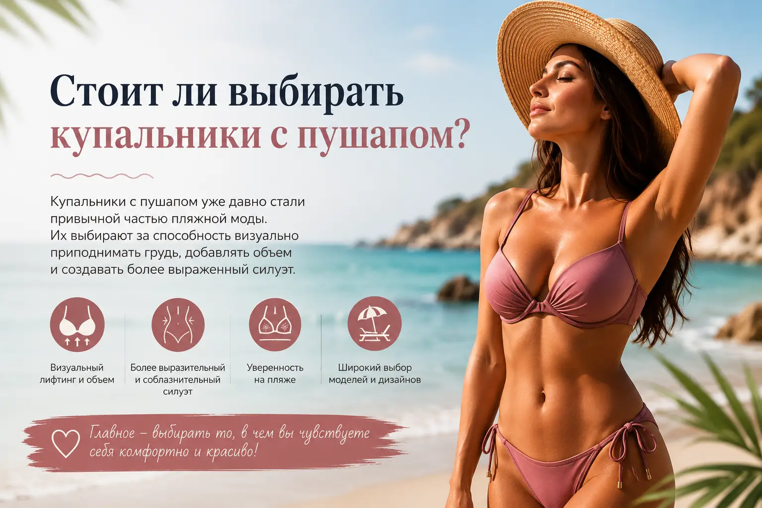 Стоит ли выбирать купальники с пушапом?