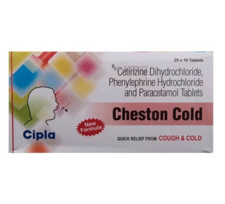 Таблетки Cheston Cold. Инструкция, состав, дозировка