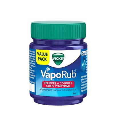 Vicks VapoRub мазь от кашля и боли в мышцах