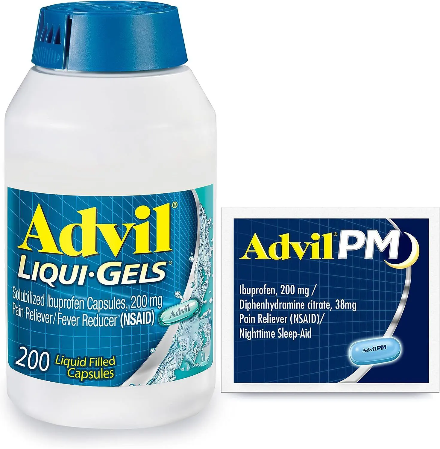 Advil Liqui-Gels обезболивающее из Турции